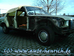 Mercedes Restauration,Ersatzteile und Zubehör, die Schweißarbeiten all das erledigt für Sie Fahrzeugpfege Henrich in Kempen mit viel Liebe zum Detail.